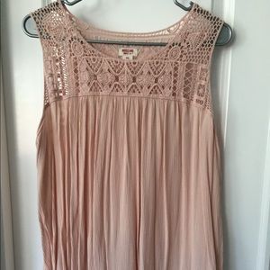 Mossimo Blush pink flowy top